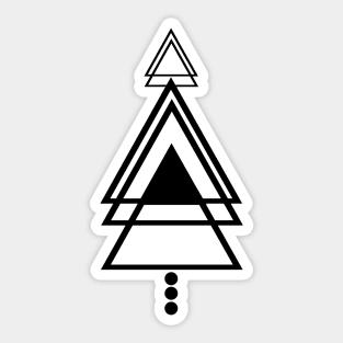 TRIANGLE ILLUSTRATION Sticker